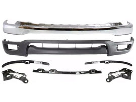 Front Bumper Chrome Kit with Brackets & Retainer Set For 2001-2004 Toyota Tacoma