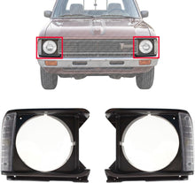 Load image into Gallery viewer, Head Lamp Door Gray Left Driver &amp; Right Passenger Side For 1979-81 Toyota Pickup