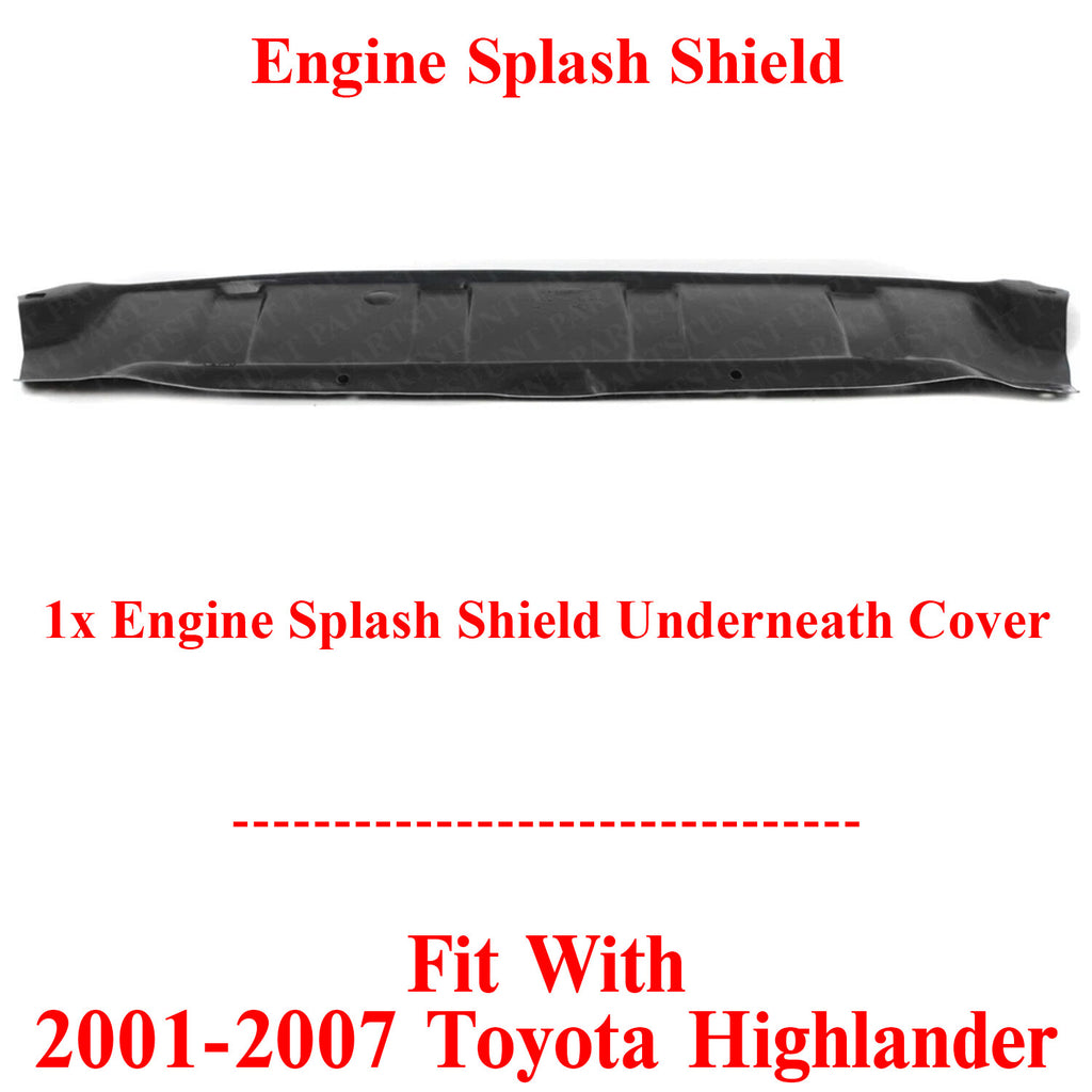Engine Splash Shield Underneath Cover For 2001-2007 Toyota Highlander