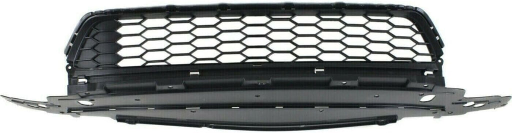 Front Bumper Lower Grille + Fog Light Covers Primed For 2013-2015 Honda Accord