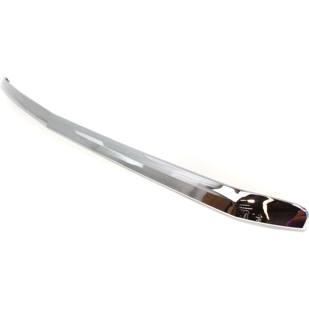 Front Bumper Chrome Steel Kit + Grille & Molding For 07-10 Silverado 2500HD 3500