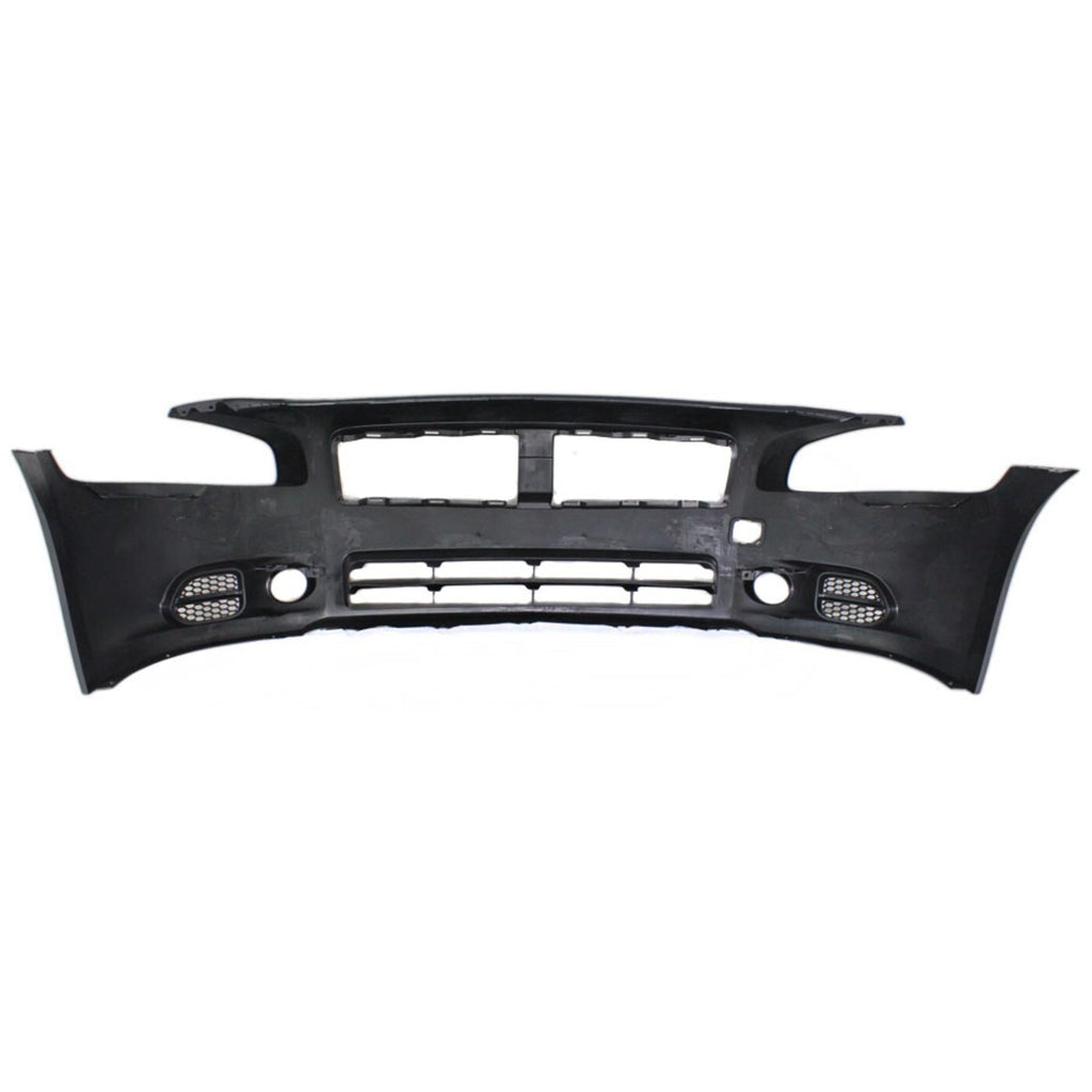 Front Bumper Cover Primed With Fog Light Holes For 2009-2014 Nissan Maxima