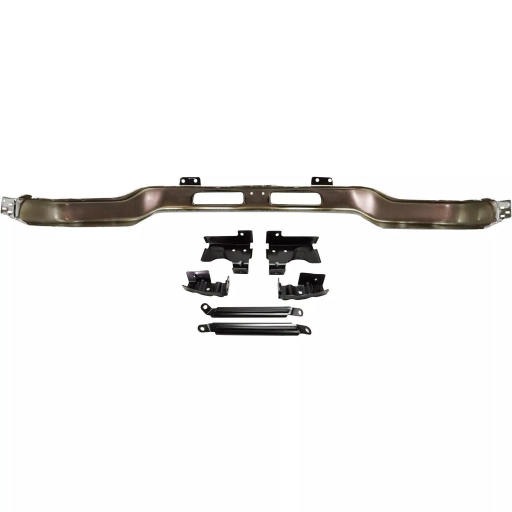 Front Chrome Bumper Kit with Brackets For 2003-2006 GMC Sierra 1500