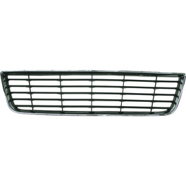 Front Bumper Grille Chrome Shell with Gray Insert For 2006-2011 Chevrolet Impala