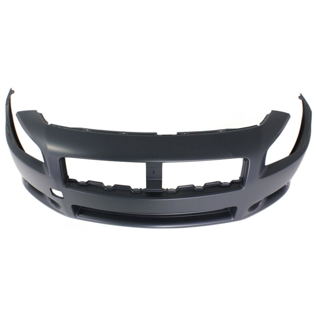 Front Bumper Cover Primed With Fog Light Holes For 2009-2014 Nissan Maxima