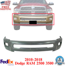 Load image into Gallery viewer, Front Bumper Face Bar Primed With Fog Light Holes For 2010-2018 RAM 2500 3500