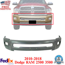 Front Bumper Face Bar Primed With Fog Light Holes For 2010-2018 RAM 2500 3500