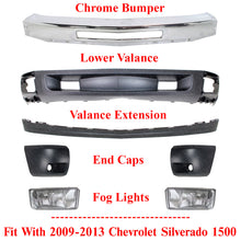 Load image into Gallery viewer, Front Bumper Kit With Tow Hook Holes For 2009-2013 Chevrolet Silverado 1500
