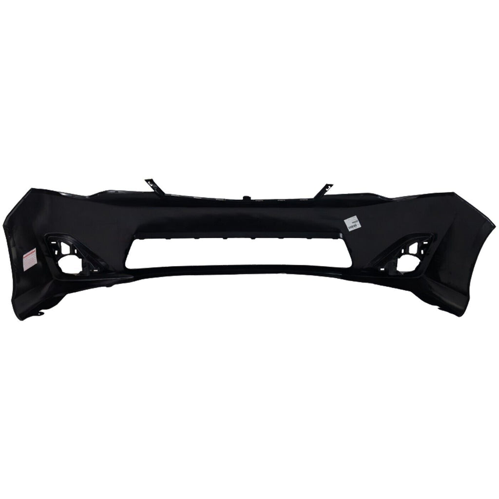 Front Bumper Cover Primed + Grille Textured Plastic For 2012-2014 Toyota Camry