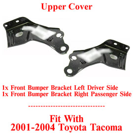 Bumper Bracket For 2001-2004 Toyota Tacoma Set of 2 Front Left & Right Side