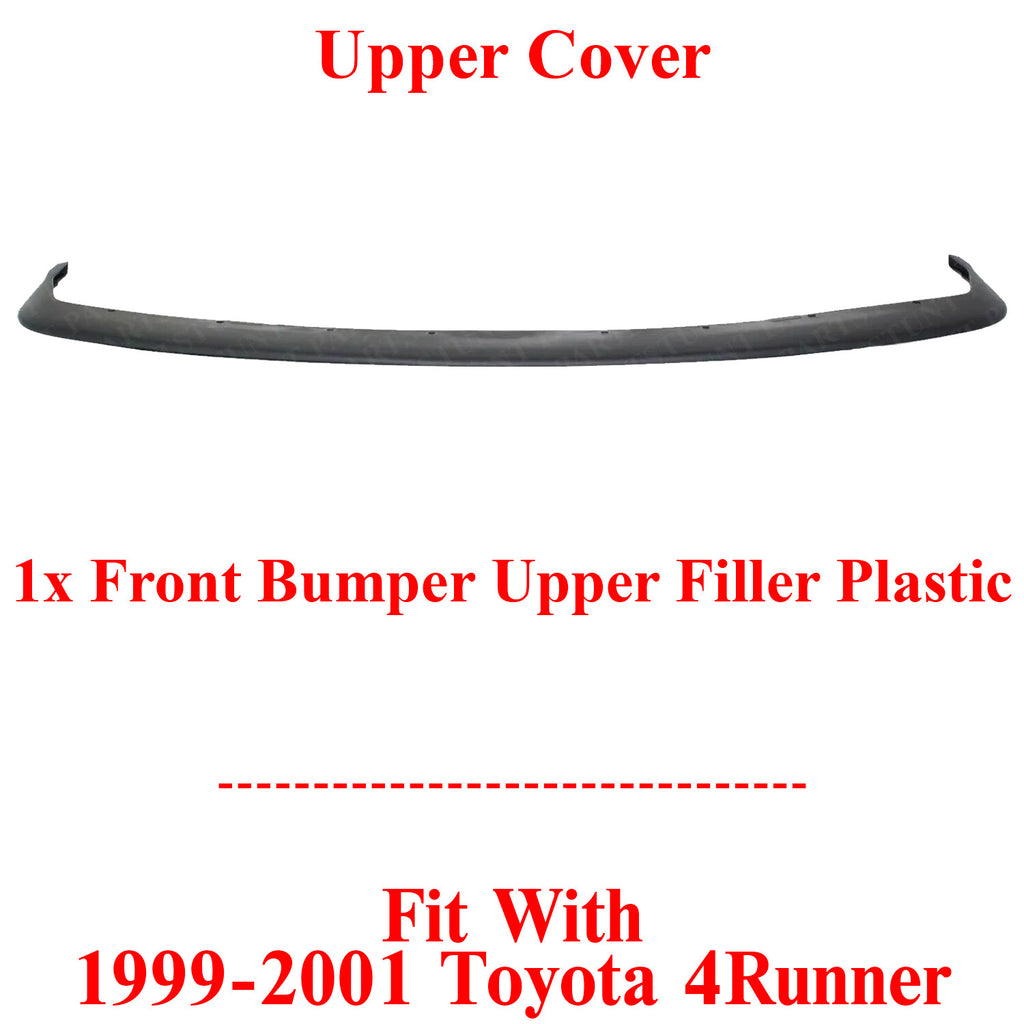 Front Bumper Upper Filler Plastic For 1999-2001 Toyota 4Runner TO1087108