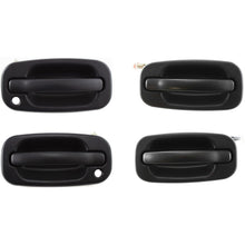 Load image into Gallery viewer, Front &amp; Rear Exterior Door Handles Textured 4 Piece For 99-06 Silverado Sierra