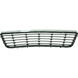 Front Bumper Grille Chrome Shell with Gray Insert For 2006-2011 Chevrolet Impala