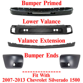 Front Bumper Kit For 2007-2013 Chevrolet Silverado 1500