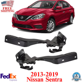 Hood Hinge Set For 2013-2019 Nissan Sentra Driver and Passenger Side 654003SG0A