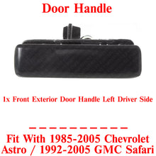 Load image into Gallery viewer, Front Door Handle Primed Left Driver Side For 1985-2005 Chevrolet Astro Van