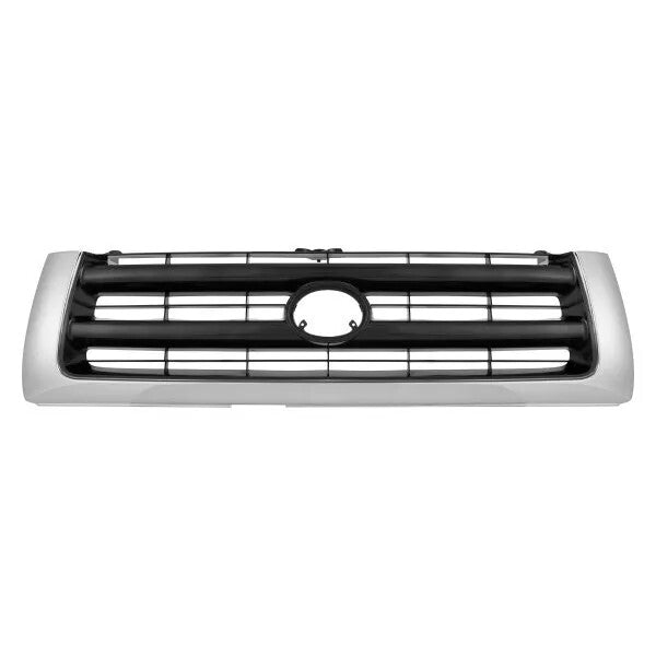 Front Bumper Cover Kit + Grille Chrome With Lights For 1998-2000 Toyota Tacoma
