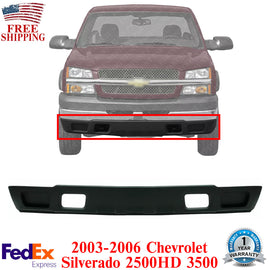 Front Lower Valance Textured Gray For 03-06 Chevrolet Silverado 1500 2500HD 3500