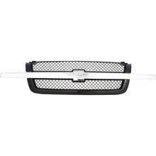Load image into Gallery viewer, Front Bumper Chrome Steel + Grille with Headlight Kit For 2003-06 Silverado 1500