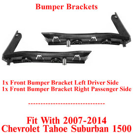 Front Bumper Brackets For 2007-2014 Chevrolet Tahoe Suburban 1500