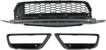 Load image into Gallery viewer, Front Bumper Lower Grille + Fog Light Covers Primed For 2013-2015 Honda Accord
