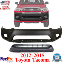 Load image into Gallery viewer, Front Bumper Cover + Lower Grille Textured For 2012-2015 Toyota Tacoma