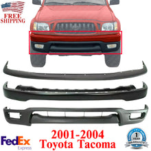 Load image into Gallery viewer, Front Bumper Primed Steel + Filler + Lower Valance For 2001-2004 Toyota Tacoma