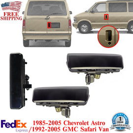 Tailgate & Front Door Handles LH + RH For 1985-2005 Chevy Astro / GMC Safari Van