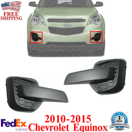 Front Fog Light Cover Lower Outer Grille For 2010-2015 Chevrolet Equinox