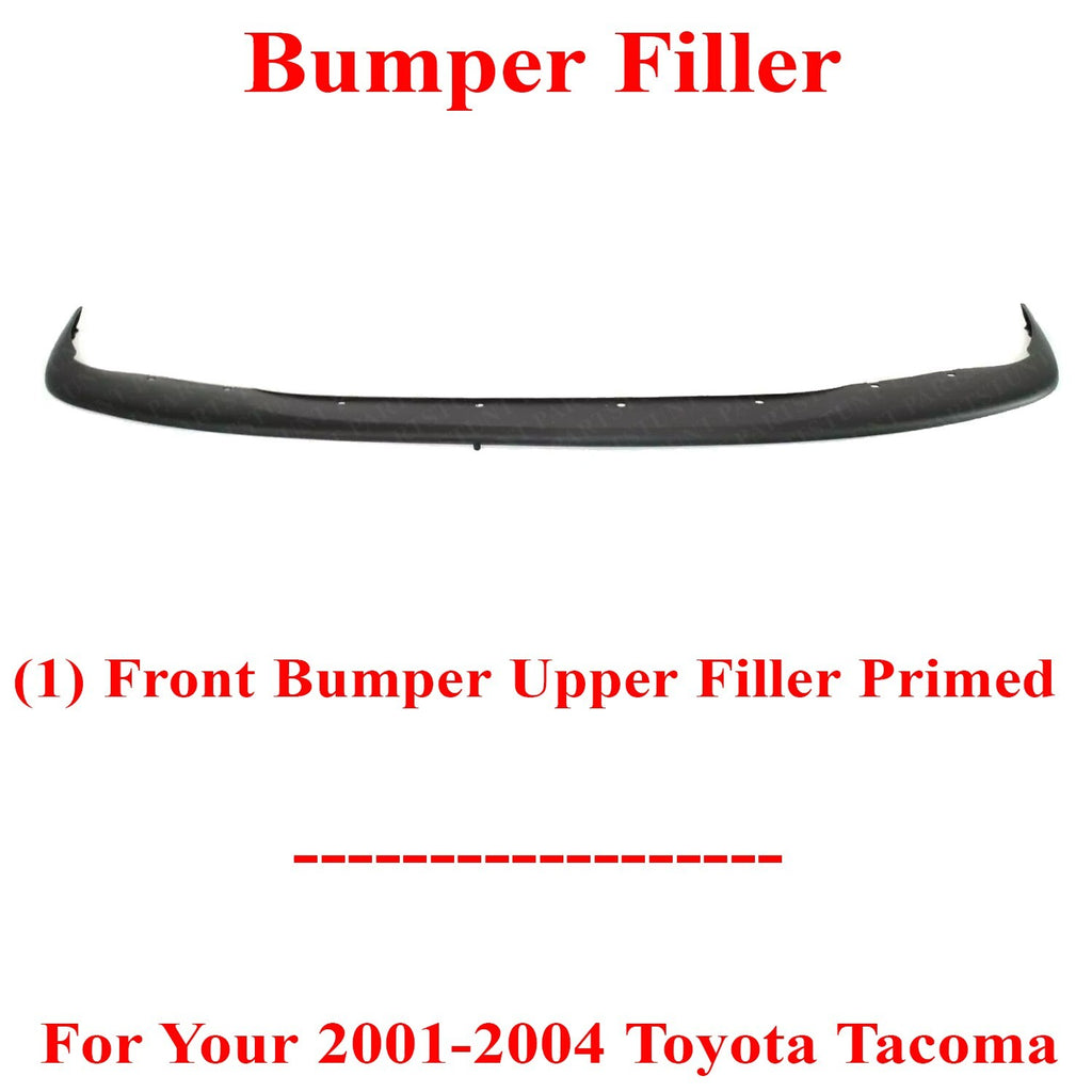 Front Bumper Upper Filler Primed For 2001-2004 Toyota Tacoma