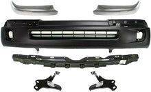 Load image into Gallery viewer, Front Bumper Primed + Trim End Bracket Kit For 1998-2000 Toyota Tacoma 6 Pcs