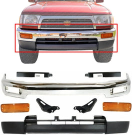 Front Bumper + Valance + Bracket + Signal Lamp + Filler For 96-98 Toyota 4runner