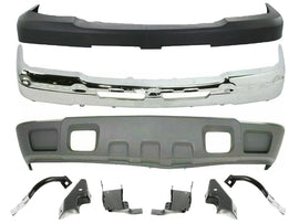 Front Bumper + Upper + Valance + Brackets For 2003-2006 Silverado 2500HD 3500HD