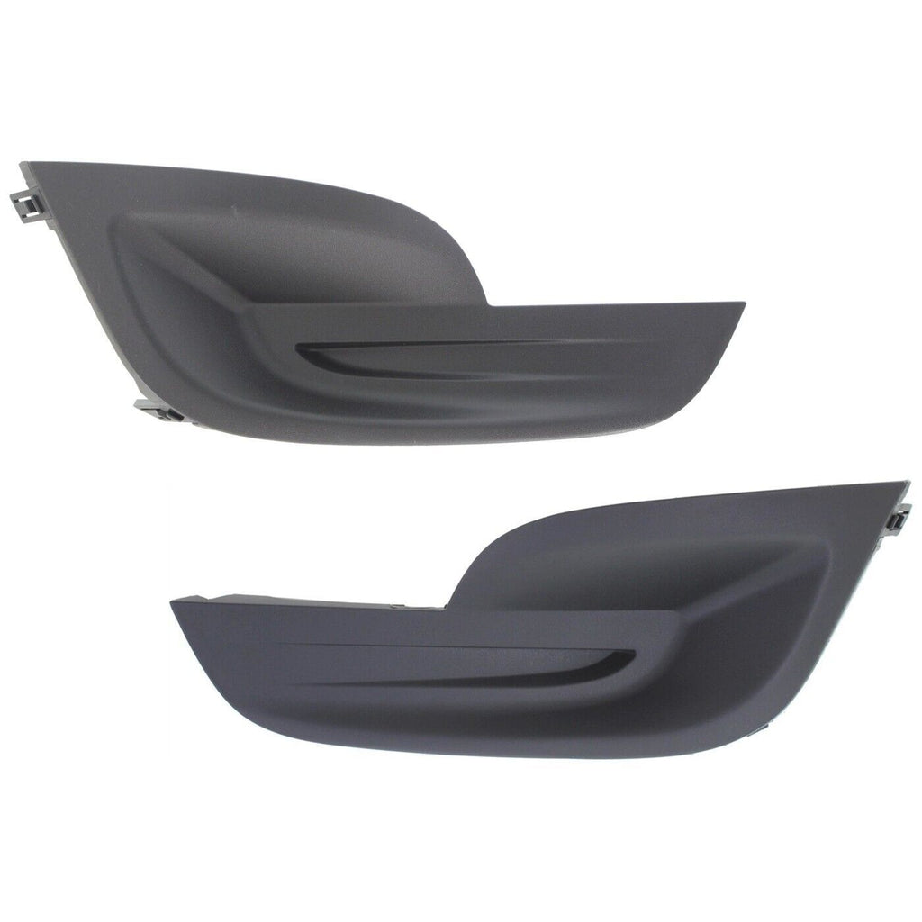 Fog Light Cover Left & Right Side Textured For 2013-2015 Nissan Altima Sedan
