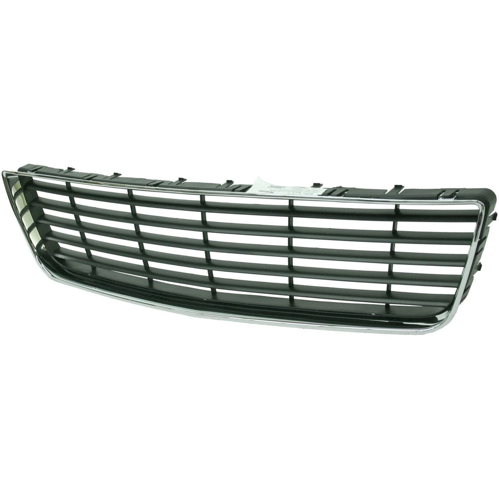 Front Bumper Grille Chrome Shell with Gray Insert For 2006-2011 Chevrolet Impala