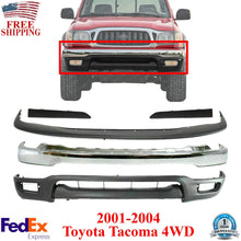 Load image into Gallery viewer, Front Chrome Bumper Kit For 2001-2004 Toyota Tacoma 4WD