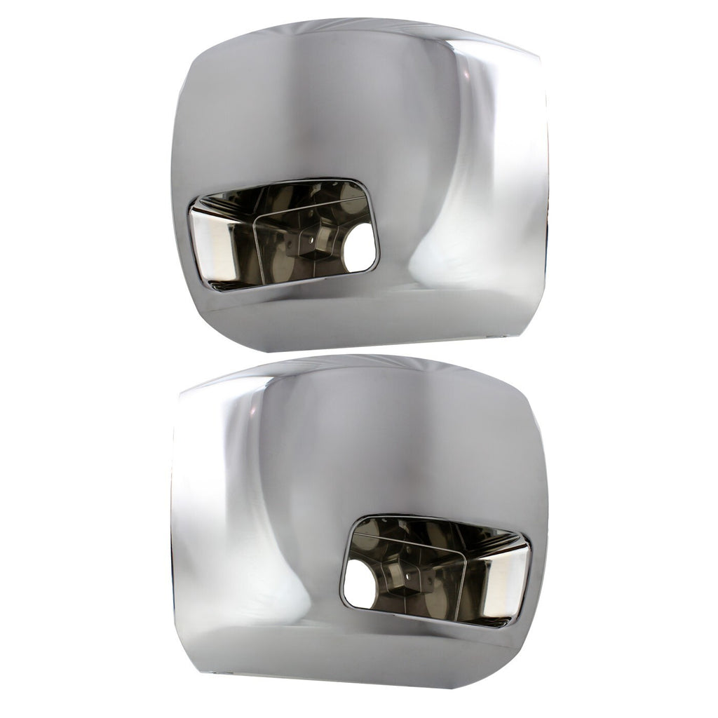 Front Bumper Chrome Steel Kit + Grille & Molding For 07-10 Silverado 2500HD 3500
