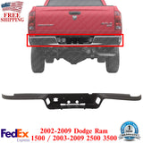 Rear Bumper Face Bar Step Pad Cover Black For 2002-2009 Dodge Ram 1500 2500 3500