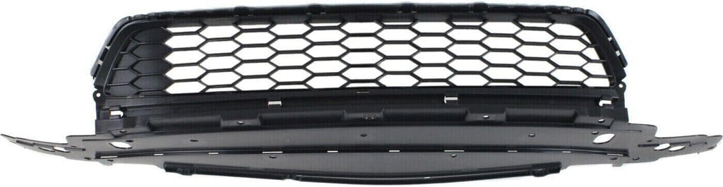 Front Bumper Cover Primed + Upper & Lower Grill For 2013-2015 Honda Accord Sedan