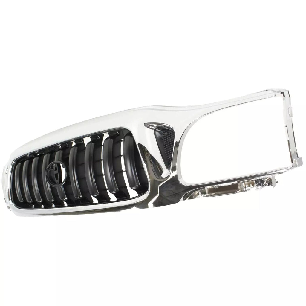 New Front Bumper Chrome & Grille Assembly Kit For 2001-2004 Toyota Tacoma