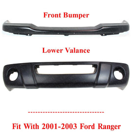 Front Bumper Kit For 2001-2003 Ford Ranger Black