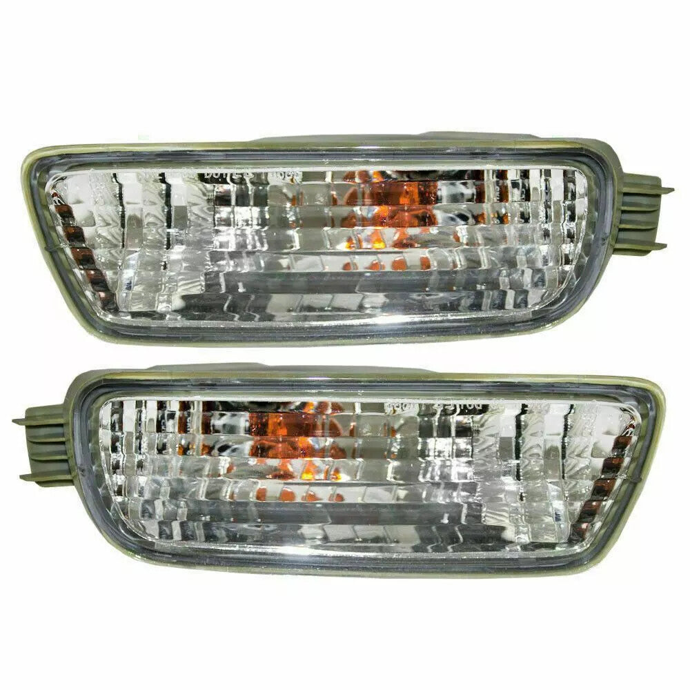 Front Chrome Bumper Kit With Signal Lights For 2001-2004 Toyota Tacoma
