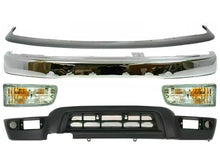 Load image into Gallery viewer, Front Bumper Chrome + Filler + Valance + Signal lights For 99-02 Toyota 4RUNNER