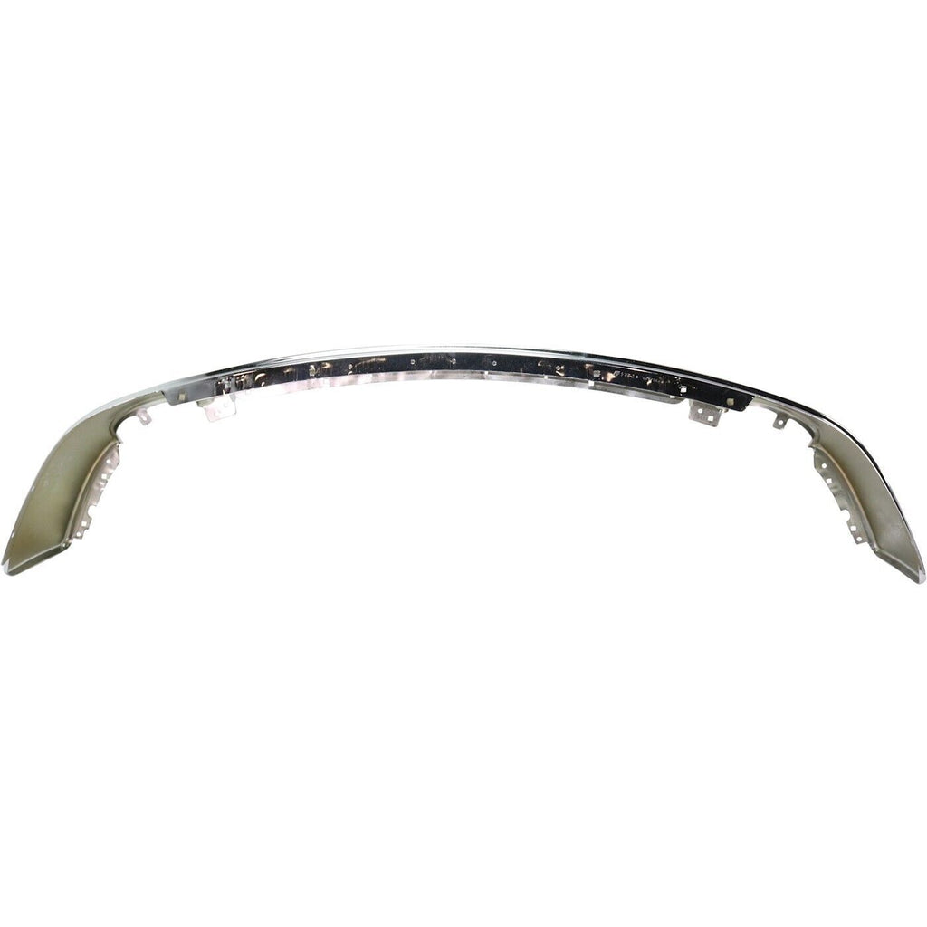 Front Bumper Chrome + Valance + Brackets Kit For 2007-2013 GMC Sierra 1500