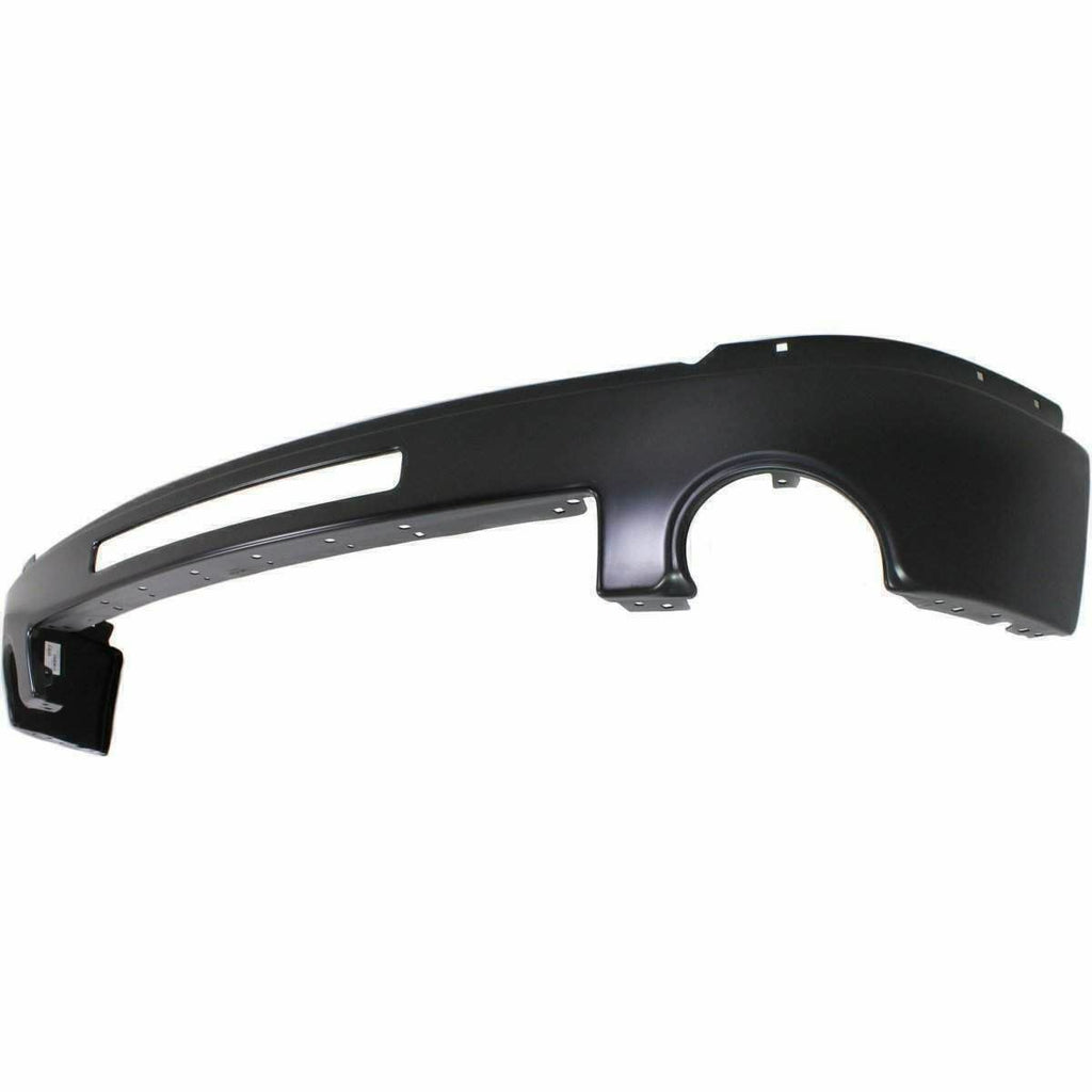Front Bumper Primed + Lower Valance + Extension For 2007-2013 GMC Sierra 1500