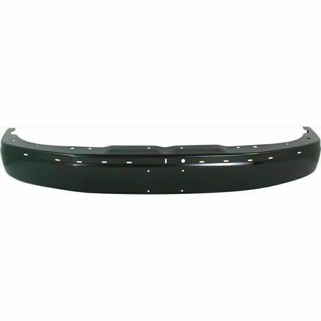 Front Bumper Primed Steel + Upper Cover For 03-23 Chevy Express / GMC Savana Van