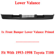 Front Textured Bumper Lower Valance Panel Textured For 1993-1998 Toyota T100