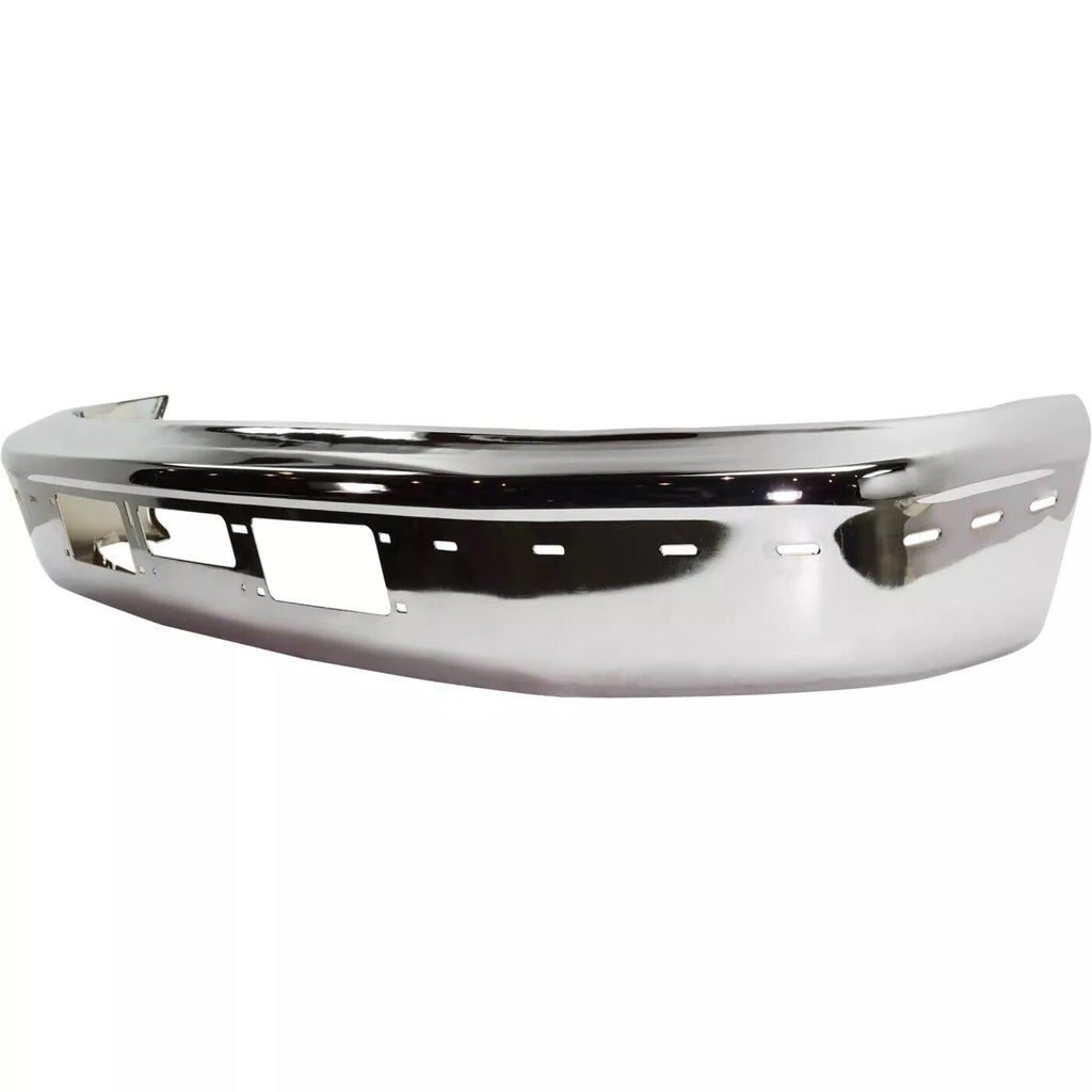 Front Bumper Chrome + Bumper Molding For 92-97 Ford F-150-350 /92-96 Ford Bronco