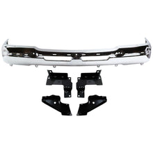 Load image into Gallery viewer, Front Bumper Chrome Steel Kit w/ Headlights Grille For 2003-2006 Silverado 1500