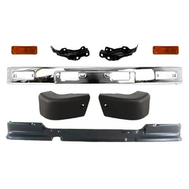 Front Bumper Kit For 1984-1987 Toyota Pickup 4Runner Chrome 4WD